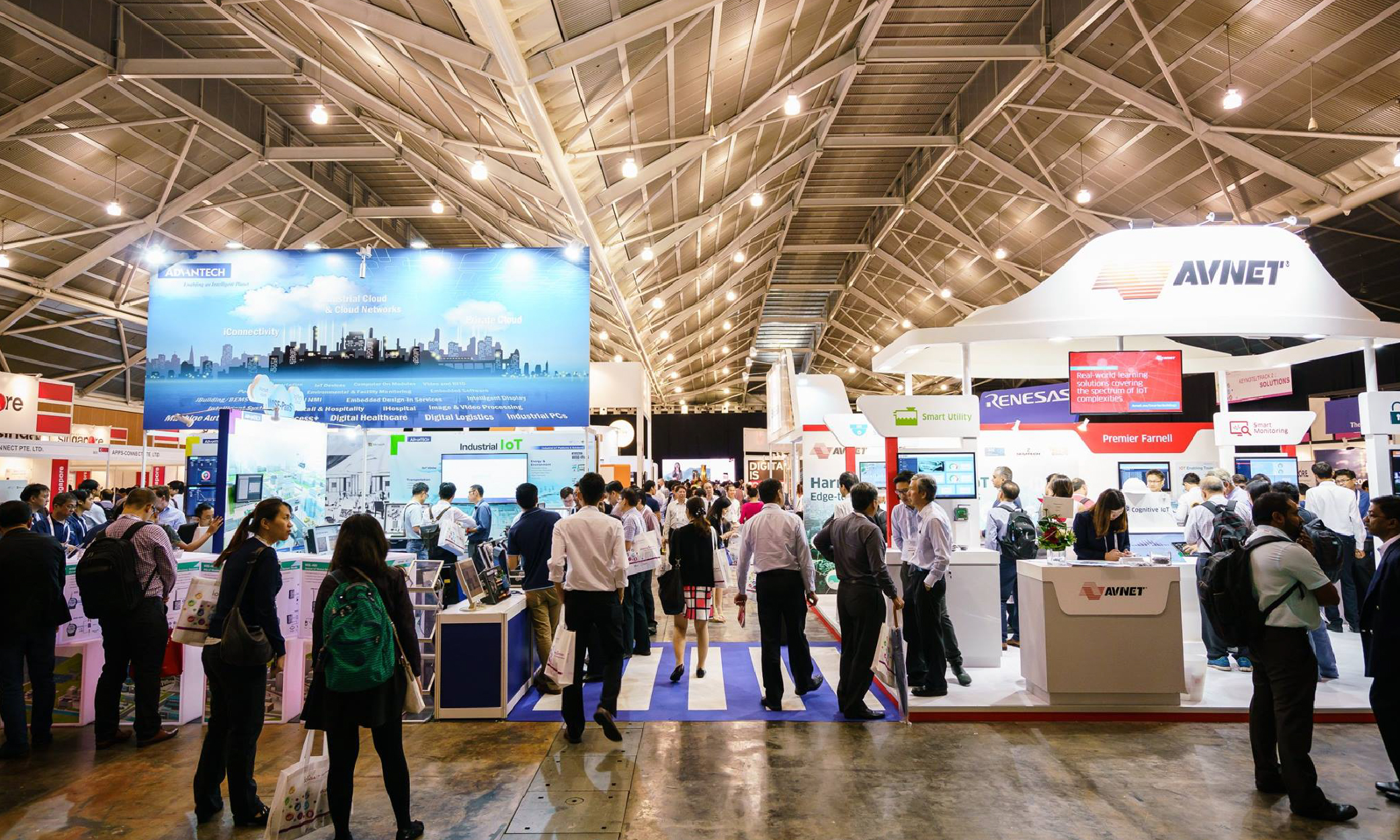 inteliLIGHT® streetlight control uses Sigfox communication during IoT Expo Asia in Singapore, March 2018