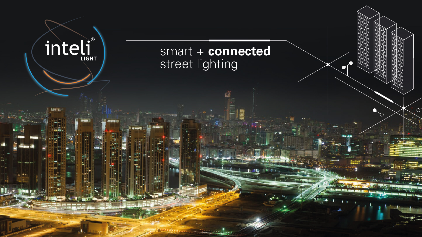 inteliLIGHT® streetlight controllers have in Dhabi for a smart city project based on Sigfox connectivity - inteliLIGHT®