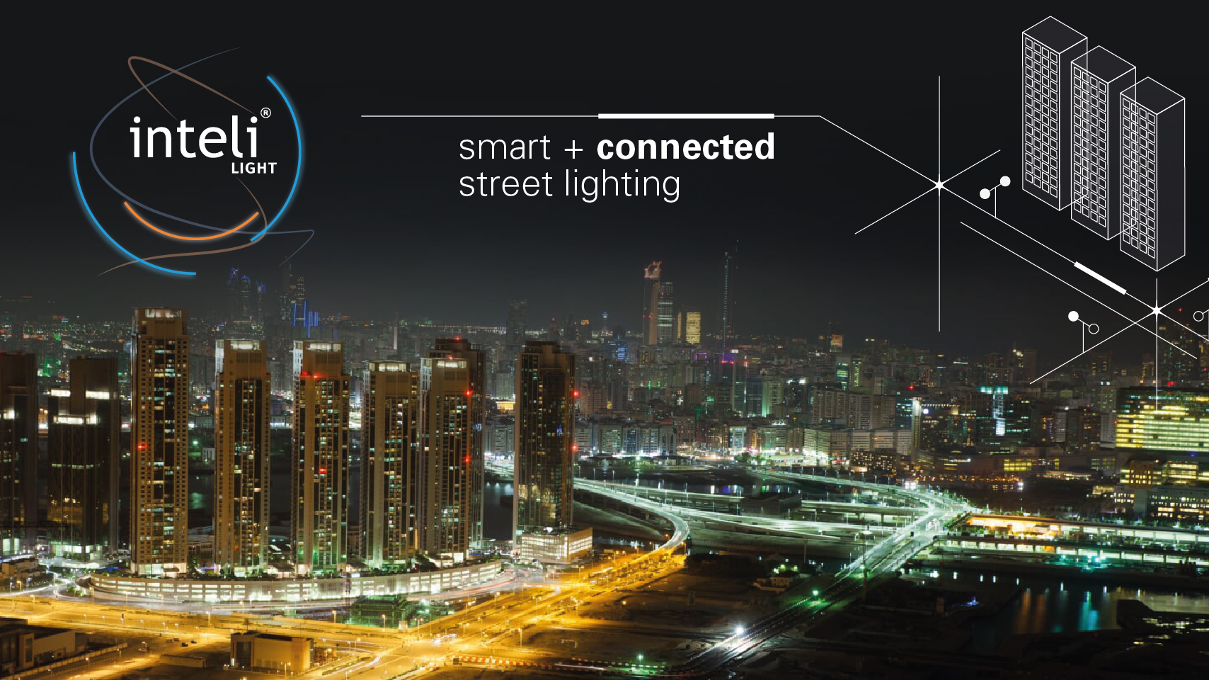 inteliLIGHT® streetlight controllers have been installed in Abu Dhabi for a smart city prototype based on Sigfox connectivity