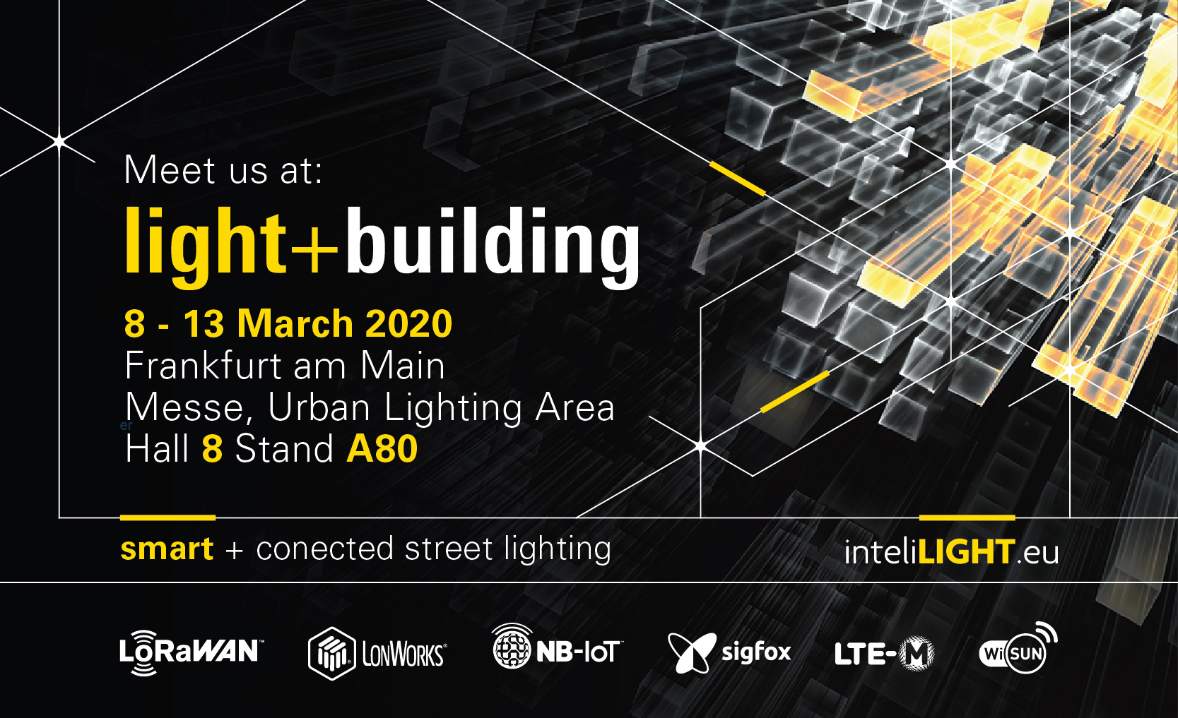 Between 8-13 March 2020, visit us in Frankfurt and experience new features, products and interfaces for smart + connected lighting.