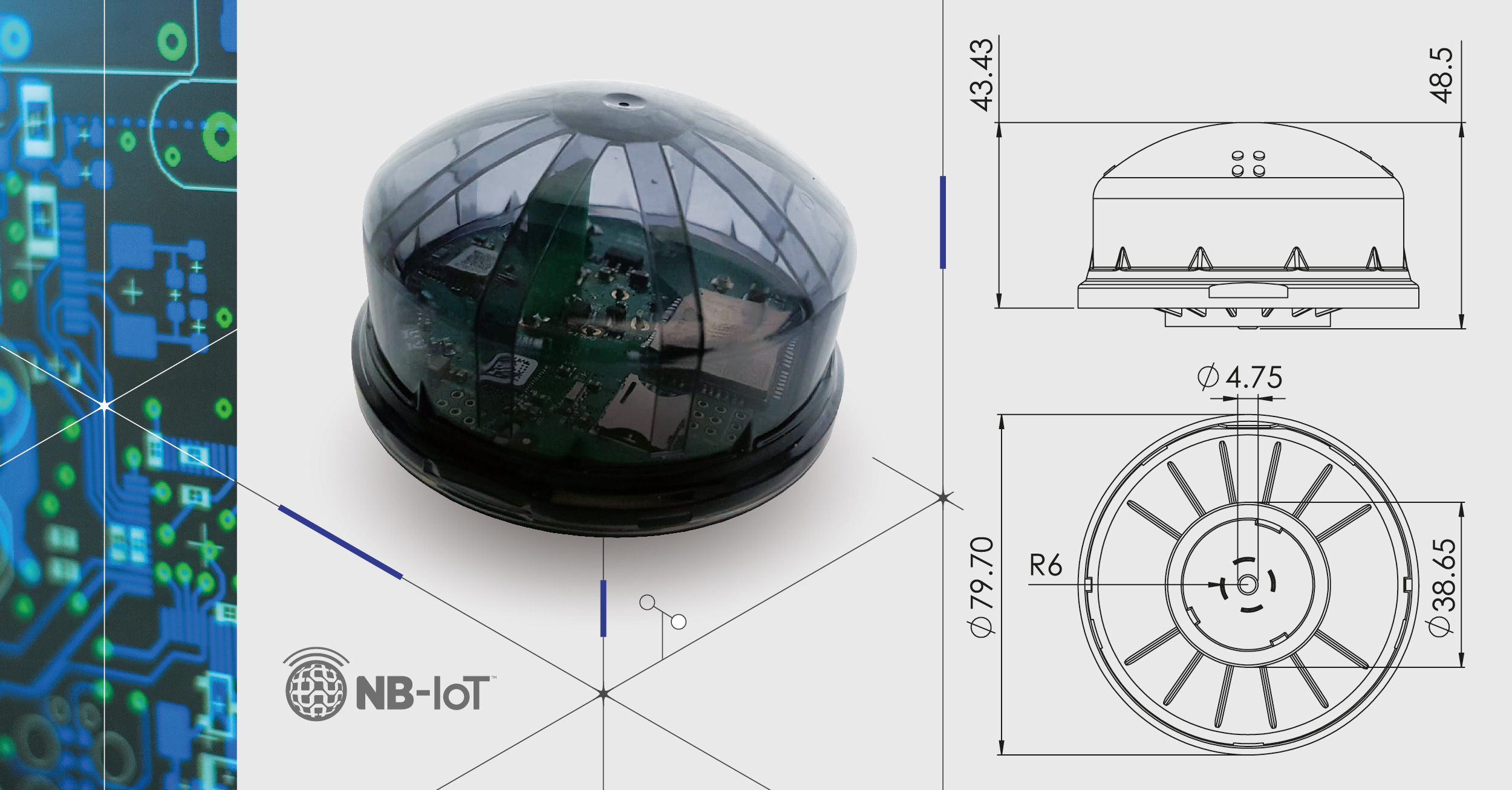 New NB-IoT compatibility for the smallest inteliLIGHT ZHAGA streetlight controller so far