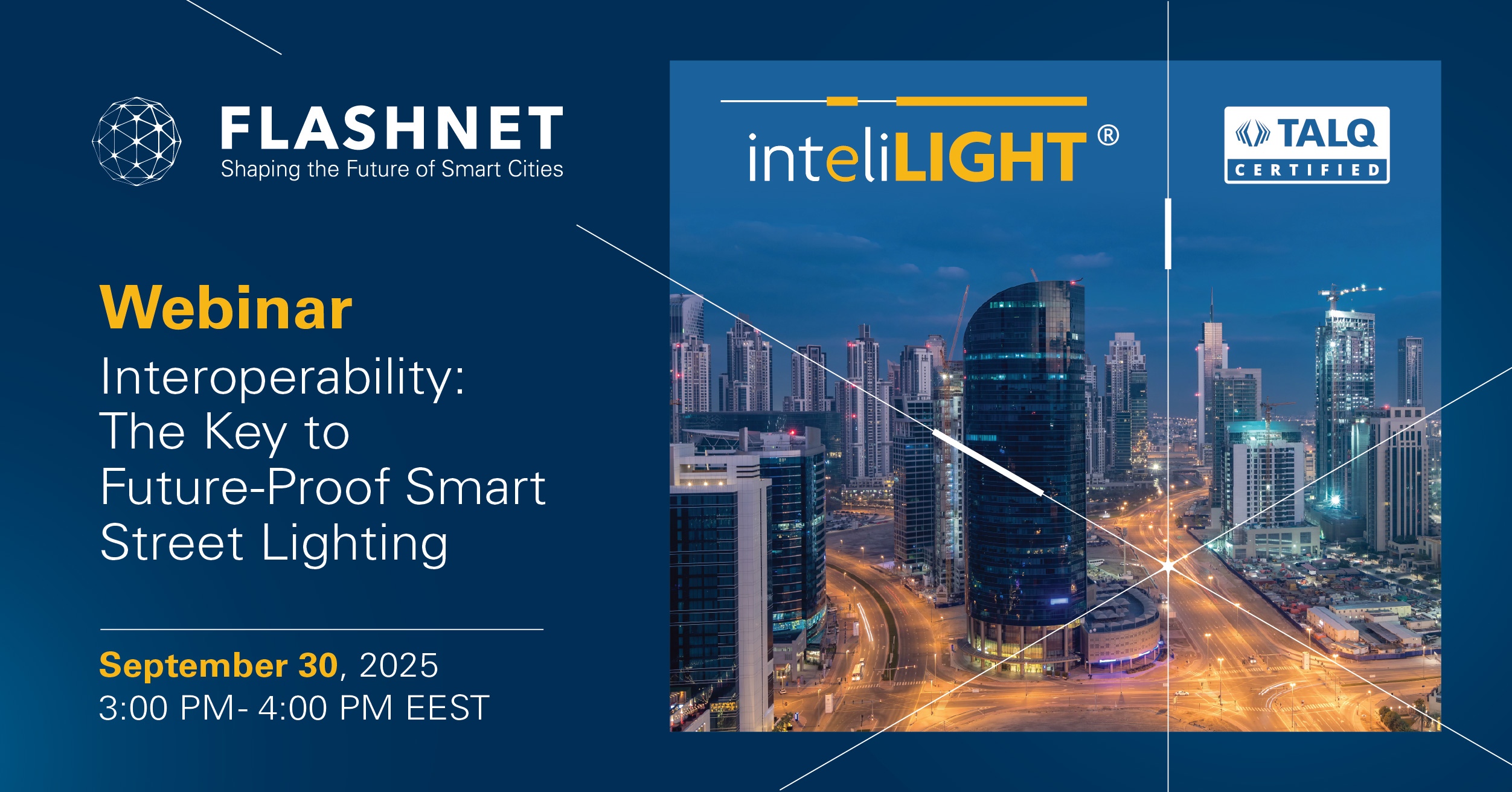 flashnet academy webinar Interoperability The Key to Future-Proof Smart Street Lighting
